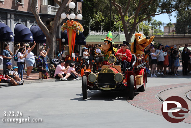 I moved around to get a second view of the procession.