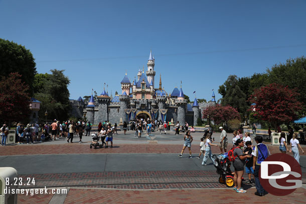 Sleeping Beauty Castle this afternoon