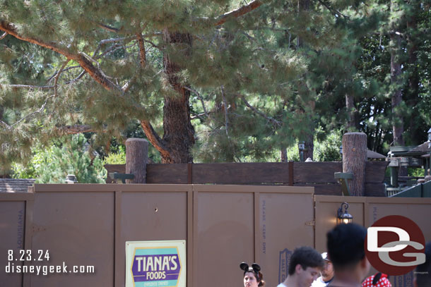 The Hungry Bear looks ready for its new entrance sign