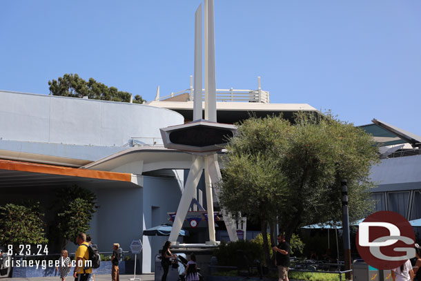 Space Mountain is still closed for renovation.