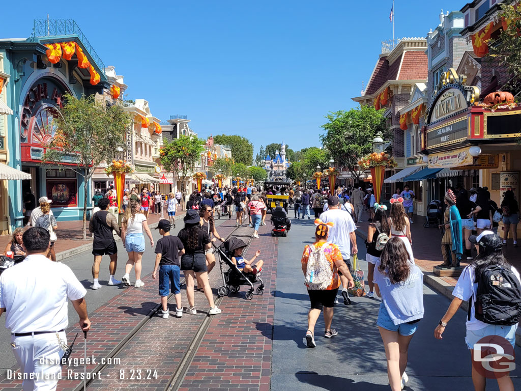 10:58am - Main Street USA