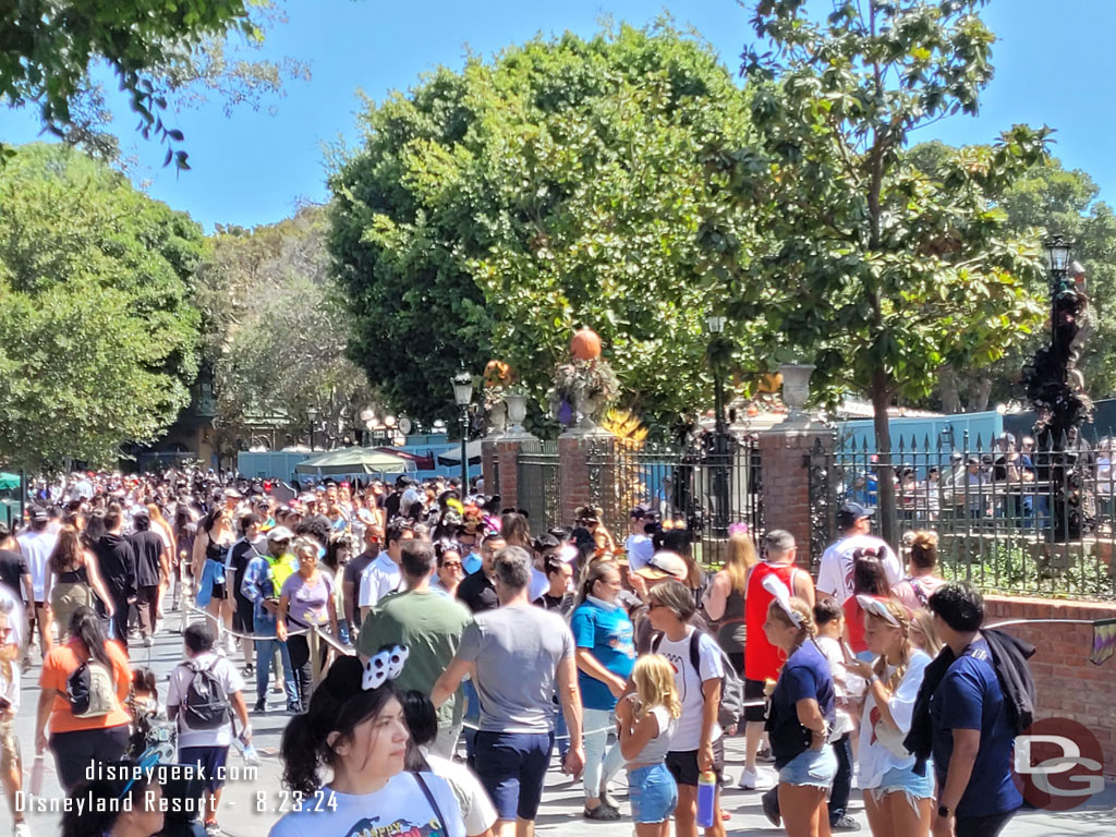 Looking back toward New Orleans Square