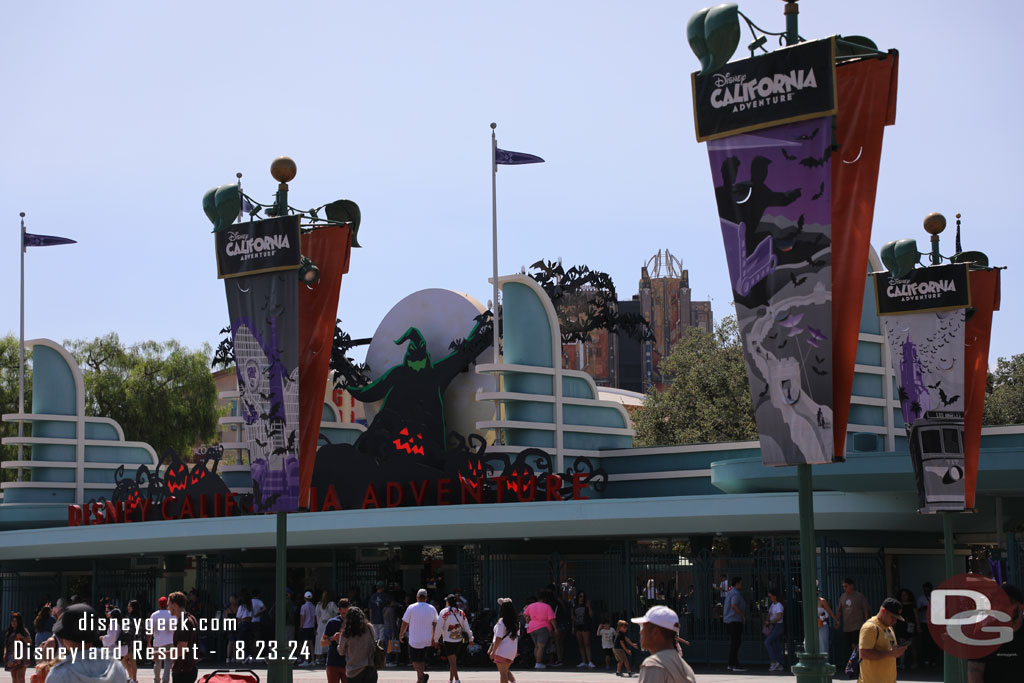 Oogie Boogie greets guests as usual at Disney California Adventure