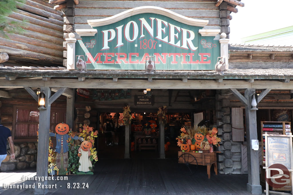 Halloween Decorations in  Frontierland