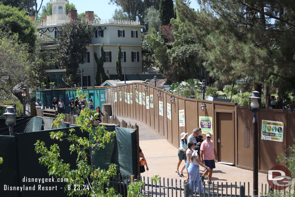 The bridge and walkway through Critter Country to Galaxy