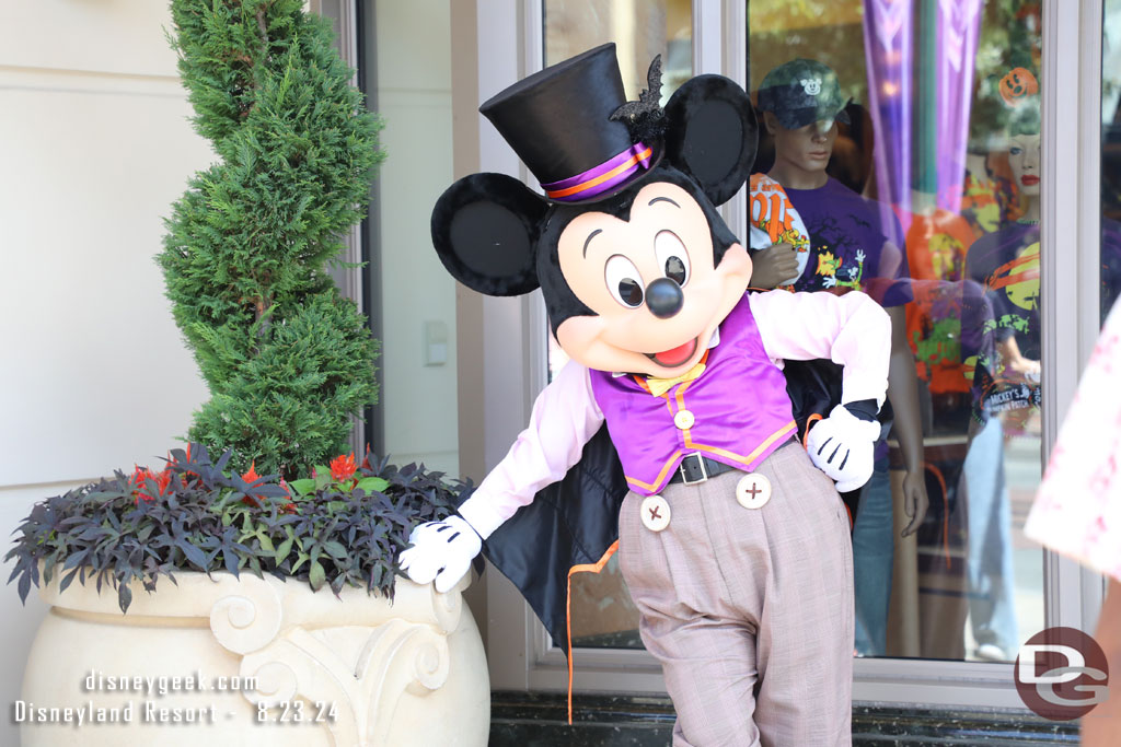 Mickey Mouse on Buena Vista Street