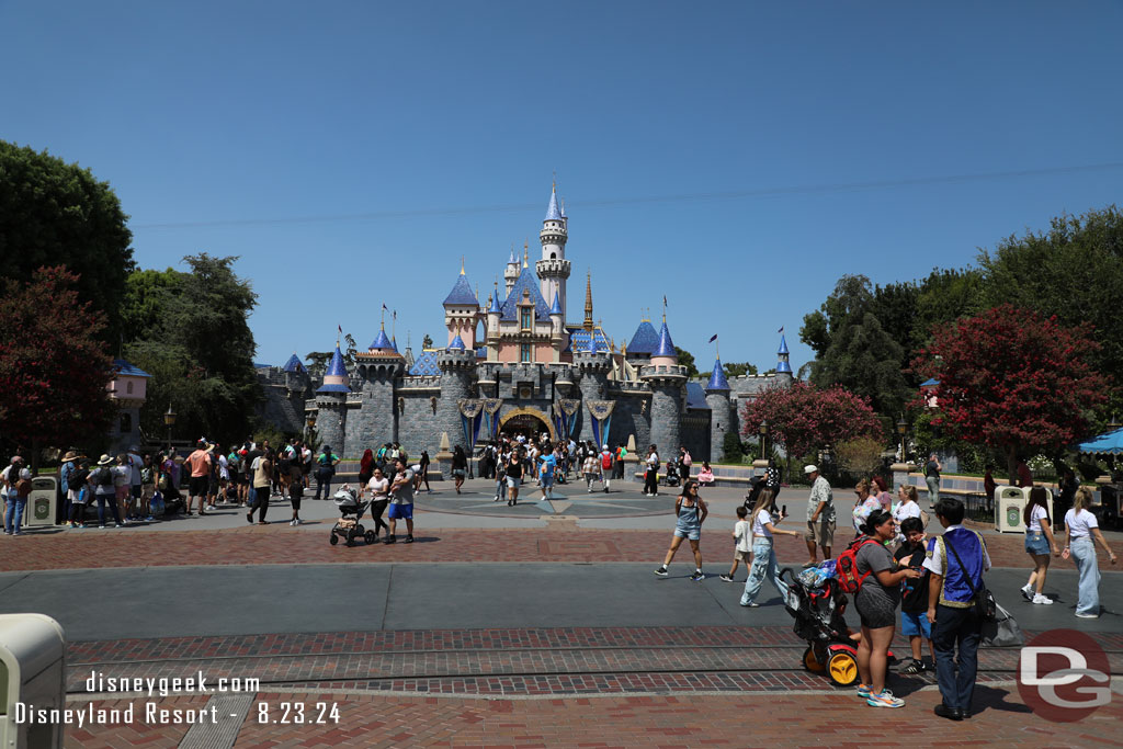 Sleeping Beauty Castle this afternoon