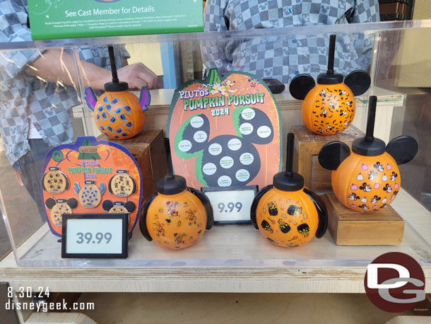 Pluto's Pumpkin Pursuit Downtown Disney display