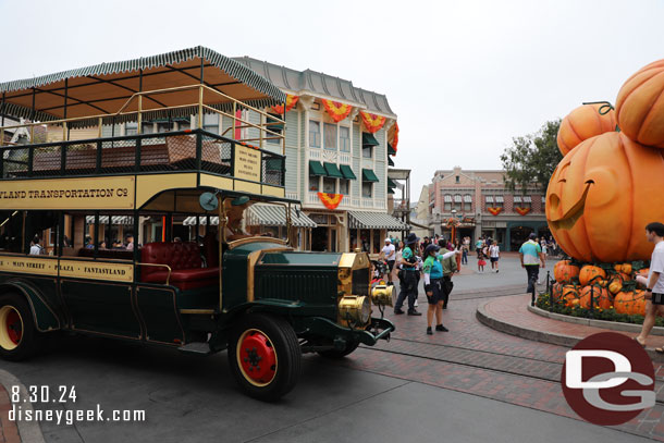 There were two Omni Buses making the rounds this morning.