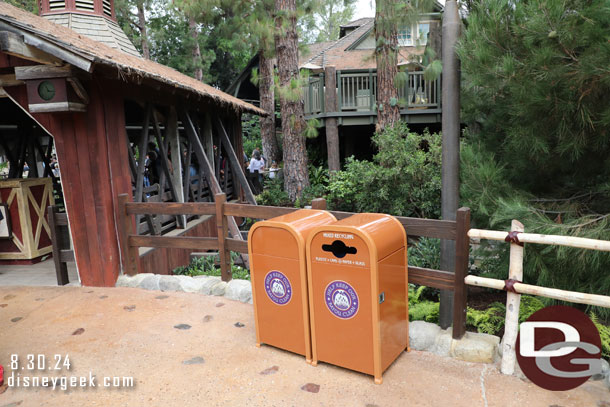 Bayou Country Trash cans are out