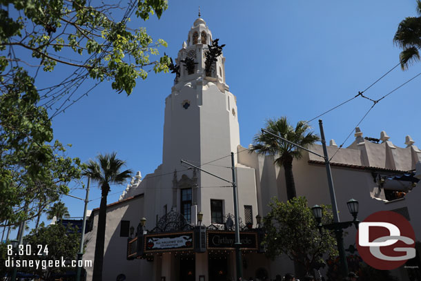 Carthay Circle Theater. Can you spot the pumpkin?