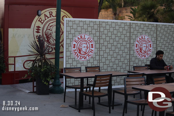 Earl of Sandwich eating area