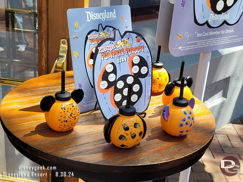 The Disneyland game board and prizes on display near Disneyana