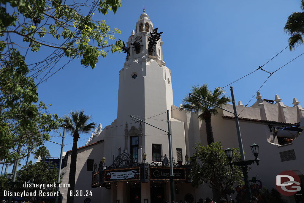 Carthay Circle Theater. Can you spot the pumpkin?