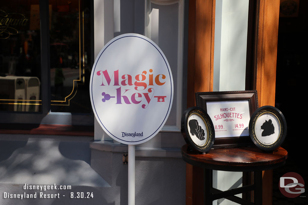 Magic Key Holders can stop by Disneyana and pick up a trading card. 