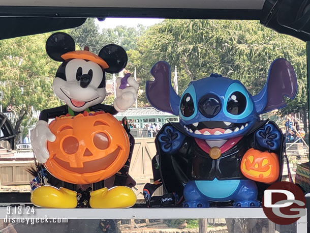 Mickey Pumpkin and Stitch Popcorn buckets were at a number of stands today.