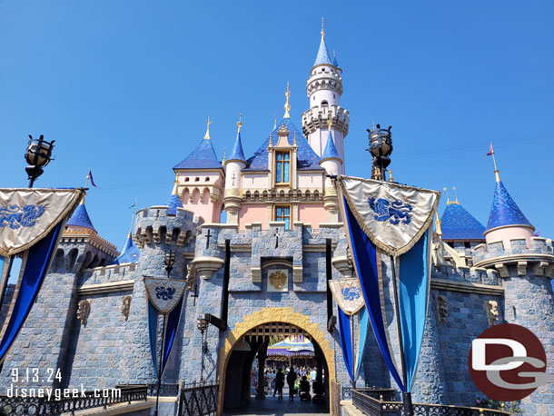 Passing through Sleeping Beauty Castle