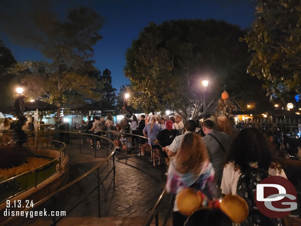 They were scanning tickets at the new FastPass point (using hand held devices still)