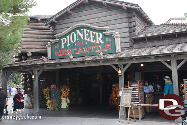 Passing through Frontierland