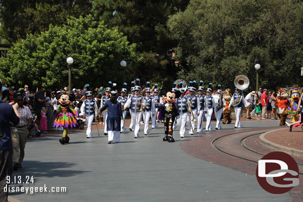 Marching to Town Square