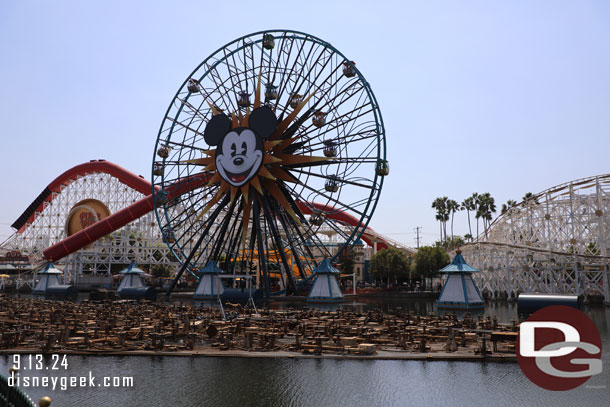 World of Color is closed for renovation.  No one working this afternoon