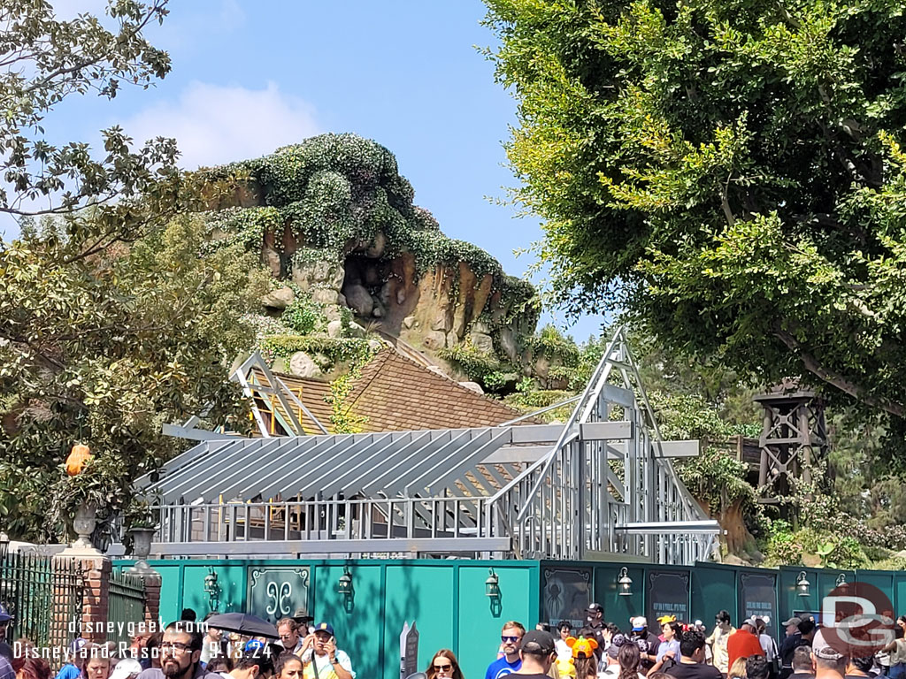 The new Haunted Mansion gift shop is taking shape