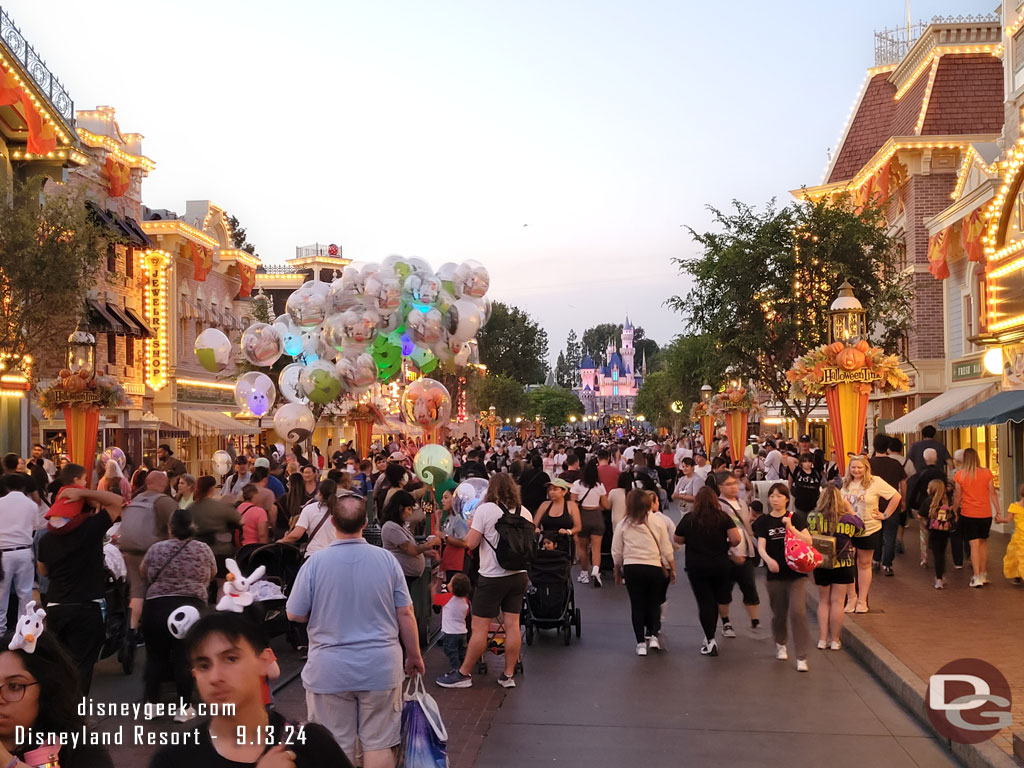 7:13pm - Main Street USA