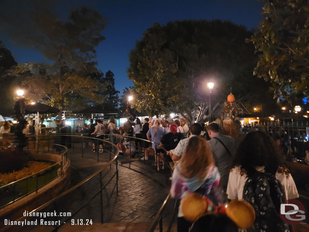 They were scanning tickets at the new FastPass point (using hand held devices still)