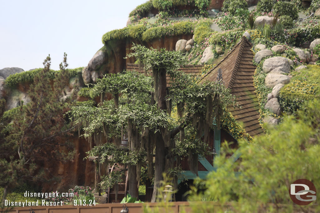 The scaffolding is all removed from this side of Tiana