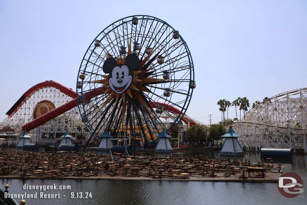 World of Color is closed for renovation.  No one working this afternoon