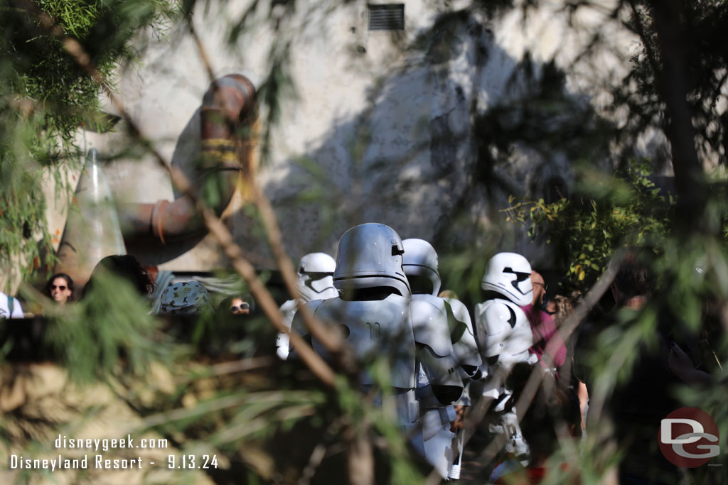 Storm Troopers looking for the rebel spy.