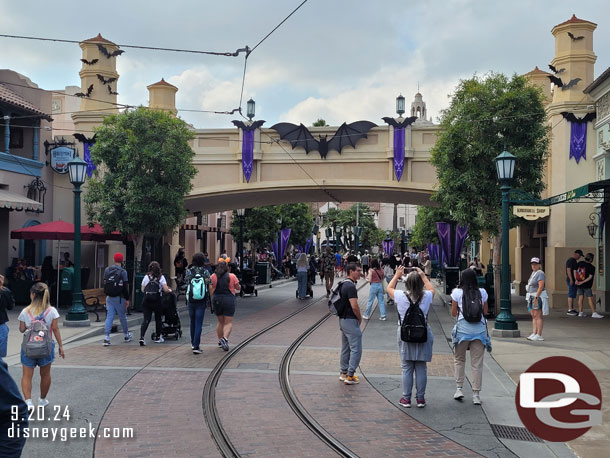 10:09am - Arrived on Buena Vista Street