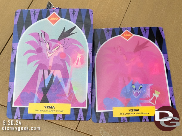 This card features Yzma