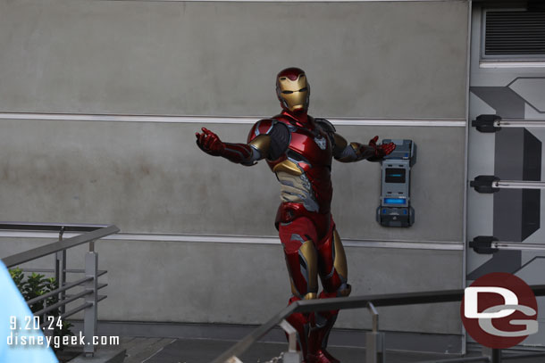 Iron Man near Avengers HQ