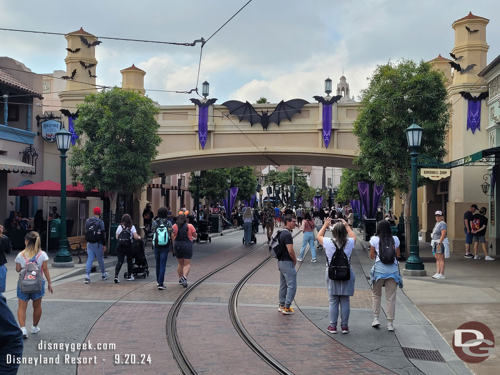 10:09am - Arrived on Buena Vista Street