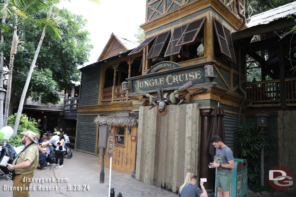 Jungle Cruise is closed for renovation.