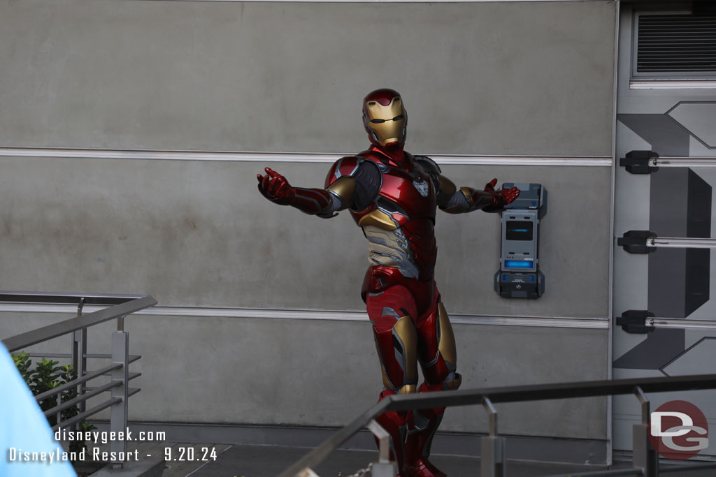 Iron Man near Avengers HQ