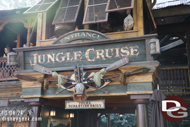 9:18am - Time for the Jungle Cruise