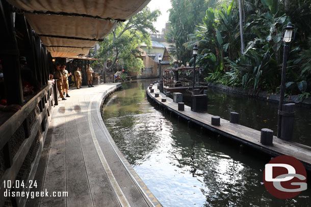 Today the Jungle Cruise reopened after a short closure for renovation work.