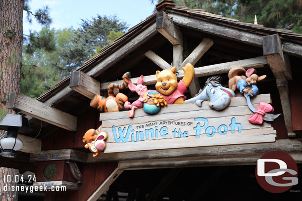 30 minute wait for Winnie the Pooh this morning.