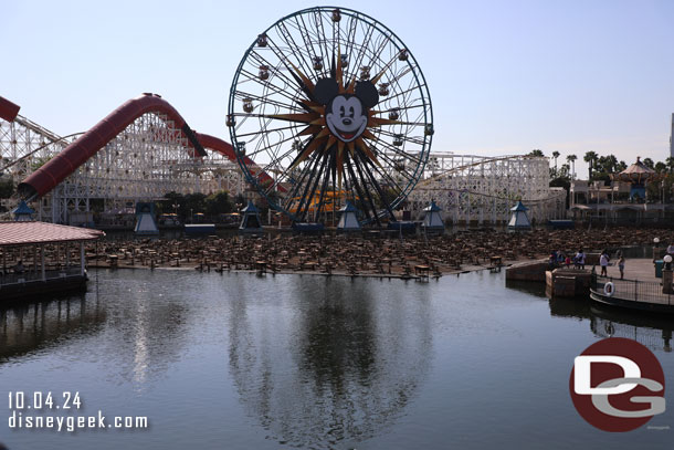 World of Color is still dark for renovation work.