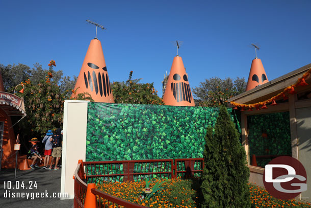 Renovation work on the seating areas for the Cozy Cone continues