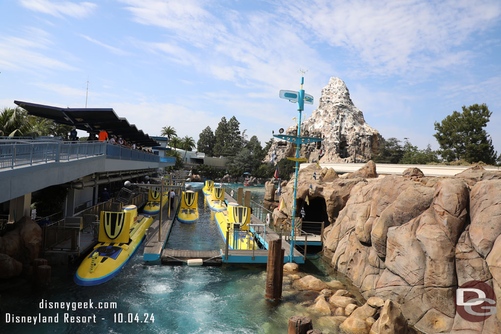 Finding Nemo Submarine Voyage was down.