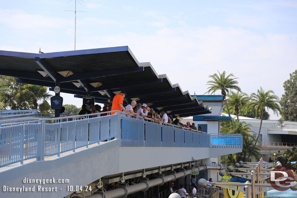 A good number of guests on the platform.