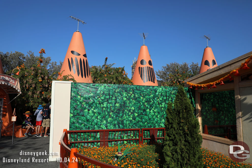 Renovation work on the seating areas for the Cozy Cone continues