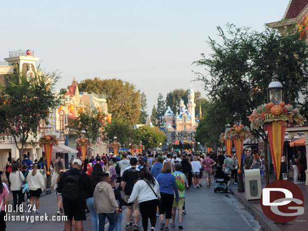 Main Street USA this morning