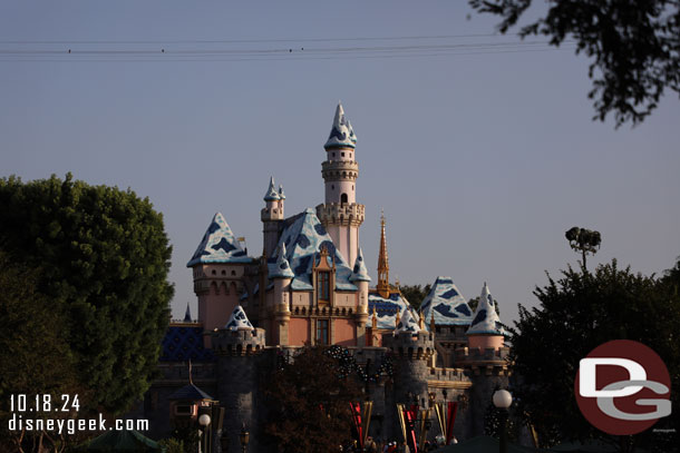 Looks like a stage is set up in front of the castle, we will head that way later.