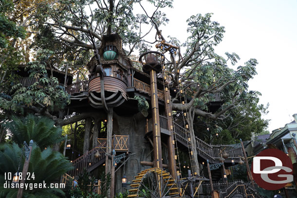 Passing by the treehouse