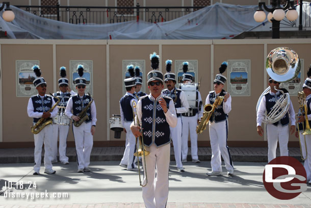 The Disneyland Band in Town Square