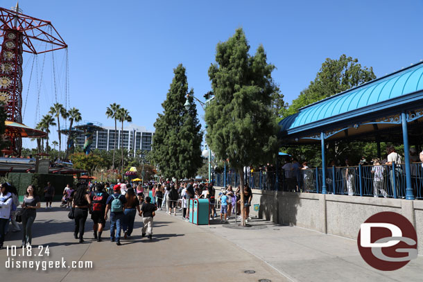 Little Mermaid was using its extended queue.